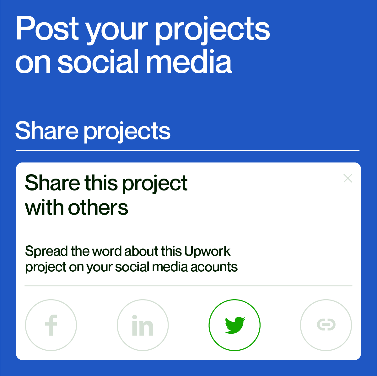 Danh mục dự án Chia sẻ phương tiện truyền thông xã hội